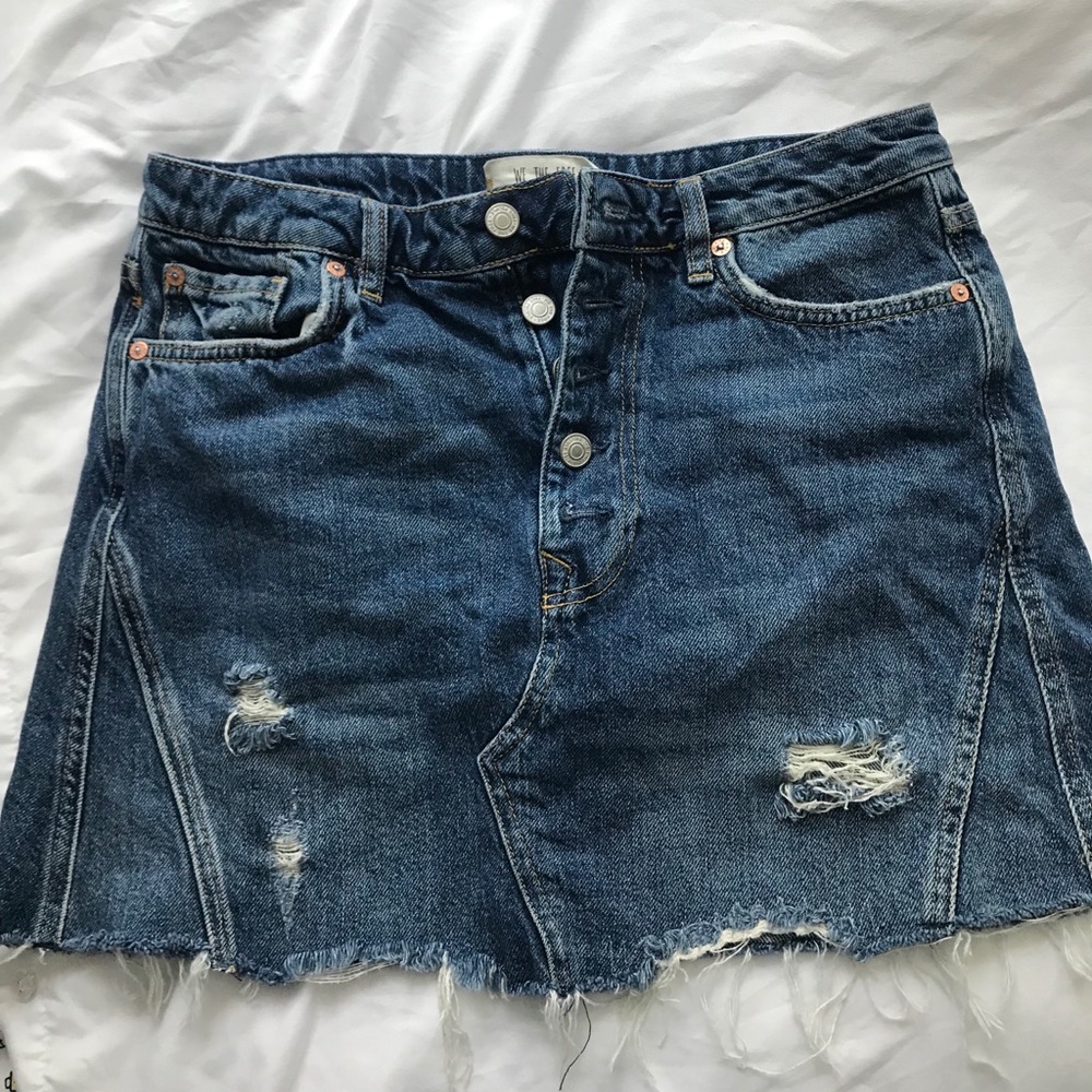 Free People Denim Skirt